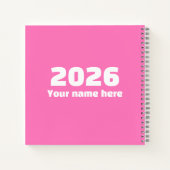 Journal spiralé inspirant 2026 (Dos)