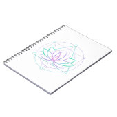 Journal Still I Bloom Neon Lotus (Côté gauche)