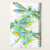 journal tacheté de libellule sarcelle (Verso)