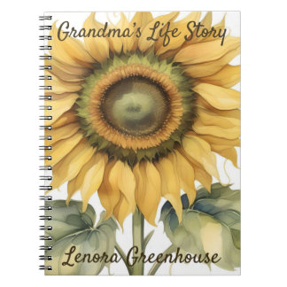 Journal Tournesol Histoire de la vie de grand-mère