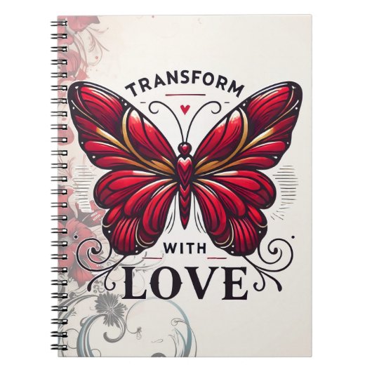 Journal Transformez avec Amour – Cahier de découve (Devant)