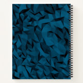 Journal turquoise à puces à faible densité de poli (Dos)