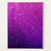 Journal Unicorn de la Parties scintillant mûre (Dos)