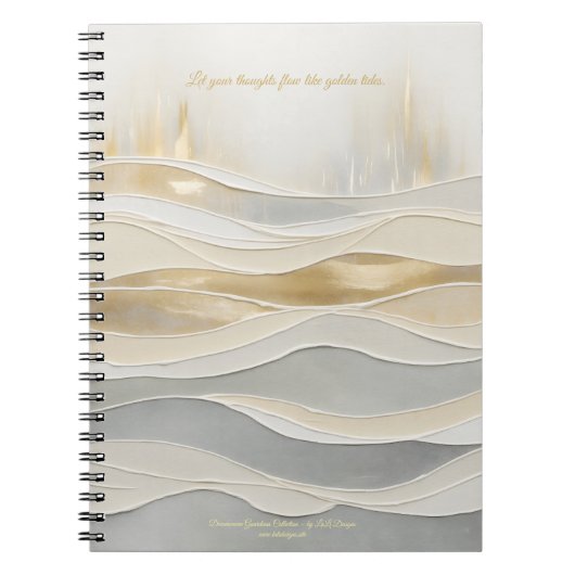 Journal Vagues Dorées Sacrées (Devant)