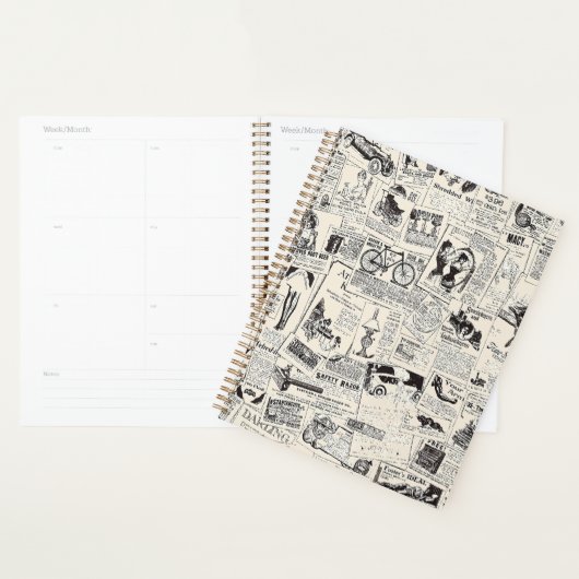 Journal vintage (Devant avec enveloppe)