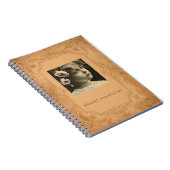 journal vintage de spirale de photo (Côté Droit)