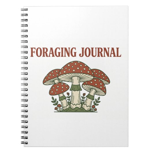 Journal vintage des champignons (Devant)