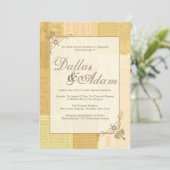 Journal vintage, invitations de mariage (Debout devant)