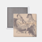 Journal vintage Papa Magnet (Recto/Verso)