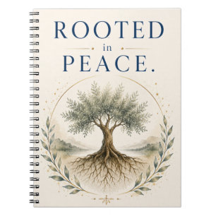 Journal voor mindfulness 'Geworteld in vrede' Notitieboek