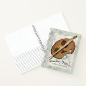 Journal voor penseel- en paletkunstenaars notitieboek (Binnen)