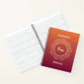 Journal Yoga personnalisable (Intérieur)
