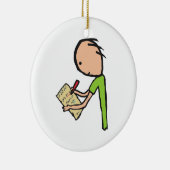 Journalist Keramisch Ornament (Rechts)