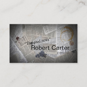 Journalist Krantenkrant Persbericht Visitekaartje