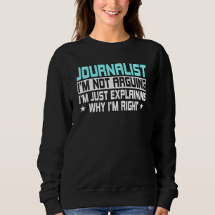 Journalist Schrijver Verslaggever Journalistiek Om Trui