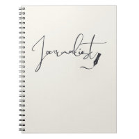Journalist Script Notebook – Minimalistisch Schrij