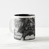 Journalist Tweekleurige Koffiemok (Voorkant links)