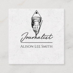 Journalist Vierkante Visitekaartje