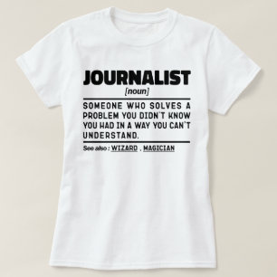 Journalist Zelfstandig naamwoord Bloggen Liefhebbe T-shirt