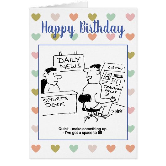 Journaliste de sports au journal (Devant)