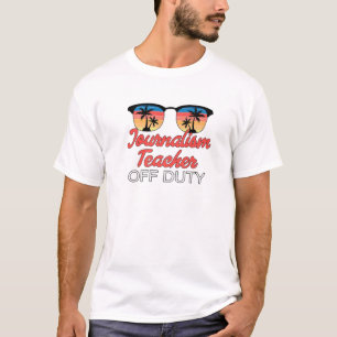 Journalistiek docent reine reine soonset t-shirt