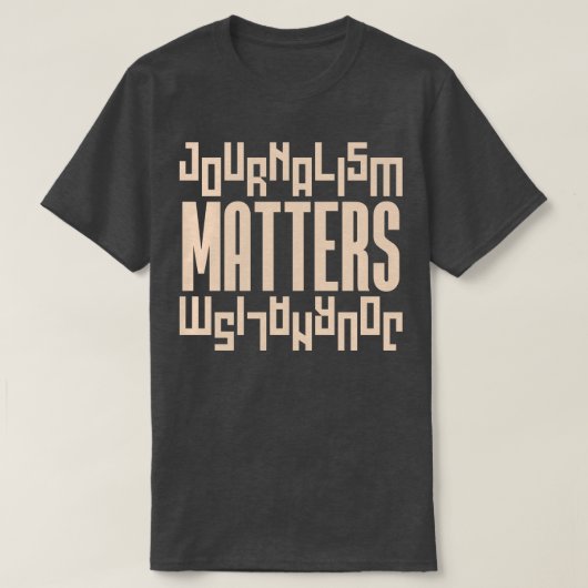 Journalistiek doet er toe 6 t-shirt (Design voorkant)