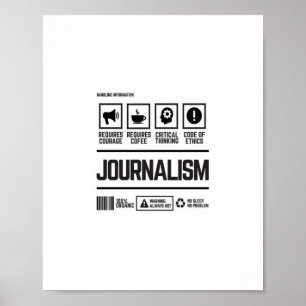 journalistiek poster