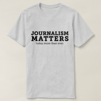 Journalistiek speelt vandaag Mannen T-shirt