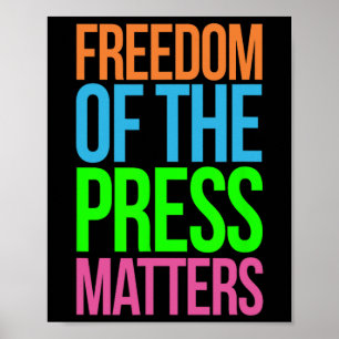 Journalistieke problemen niet de vijand anti-Trump Poster