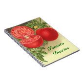 Journaux intimes rouges de tomate de journal (Côté Droit)