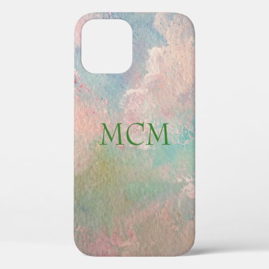 Journée avec monogramme iPhone / coque ipad (Verso)
