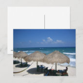 Journée Cozumel À La Carte Postale De La Plage (Devant / Derrière)