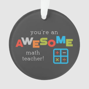 Journée d'appréciation des professeurs de maths, I