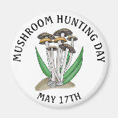 Journée de chasse aux champignons 17 mai Magnet de (Devant)
