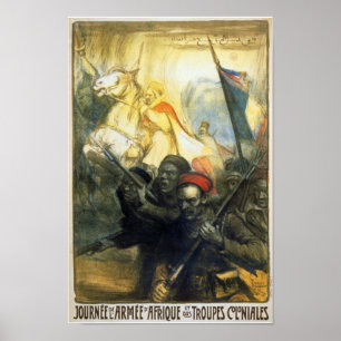 Journee de l'Armee d'Afrique (canvas) Poster