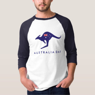 JOURNÉE DE L'AUSTRALIE KANGAROO FLAG TSHIRT