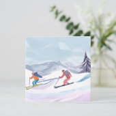 Journée de ski | Carte Waterton Winter Mountain (Debout devant)