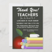 Journée des enseignants | Invitations d'appréciati (Devant)