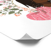 Journée des femmes Thème mignon Poster design (Coin)