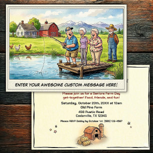 Journée des seniors à la ferme Invitation