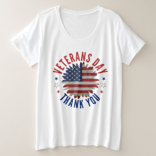 JOURNÉE DES VÉTÉRANS MERCI (Design devant)