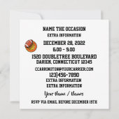 JOURNÉE DU FOOTBALL Invitation (Dos)