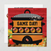 JOURNÉE DU FOOTBALL Invitation (Devant / Derrière)