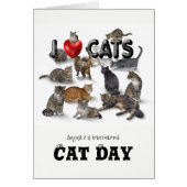 Journée internationale du chat (Devant)