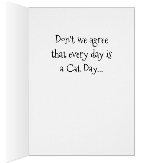 Journée internationale du chat (Intérieur (Droit))