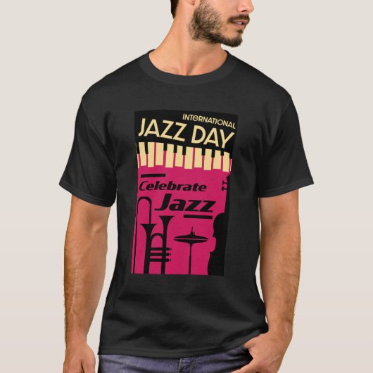 Journée internationale du jazz 30 avril T-shirt (Devant)
