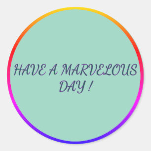 Journée Merveilleuse Autocollant Vibes Positives