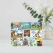 Journée Mondiale de la Carte Postale - Collage de  (Debout devant)