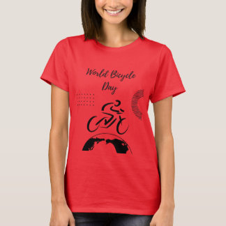 Journée mondiale du vélo - T-shirt passionné de vé