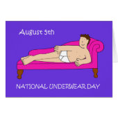 Journée nationale des sous-vêtements 5 août (Devant horizontal)